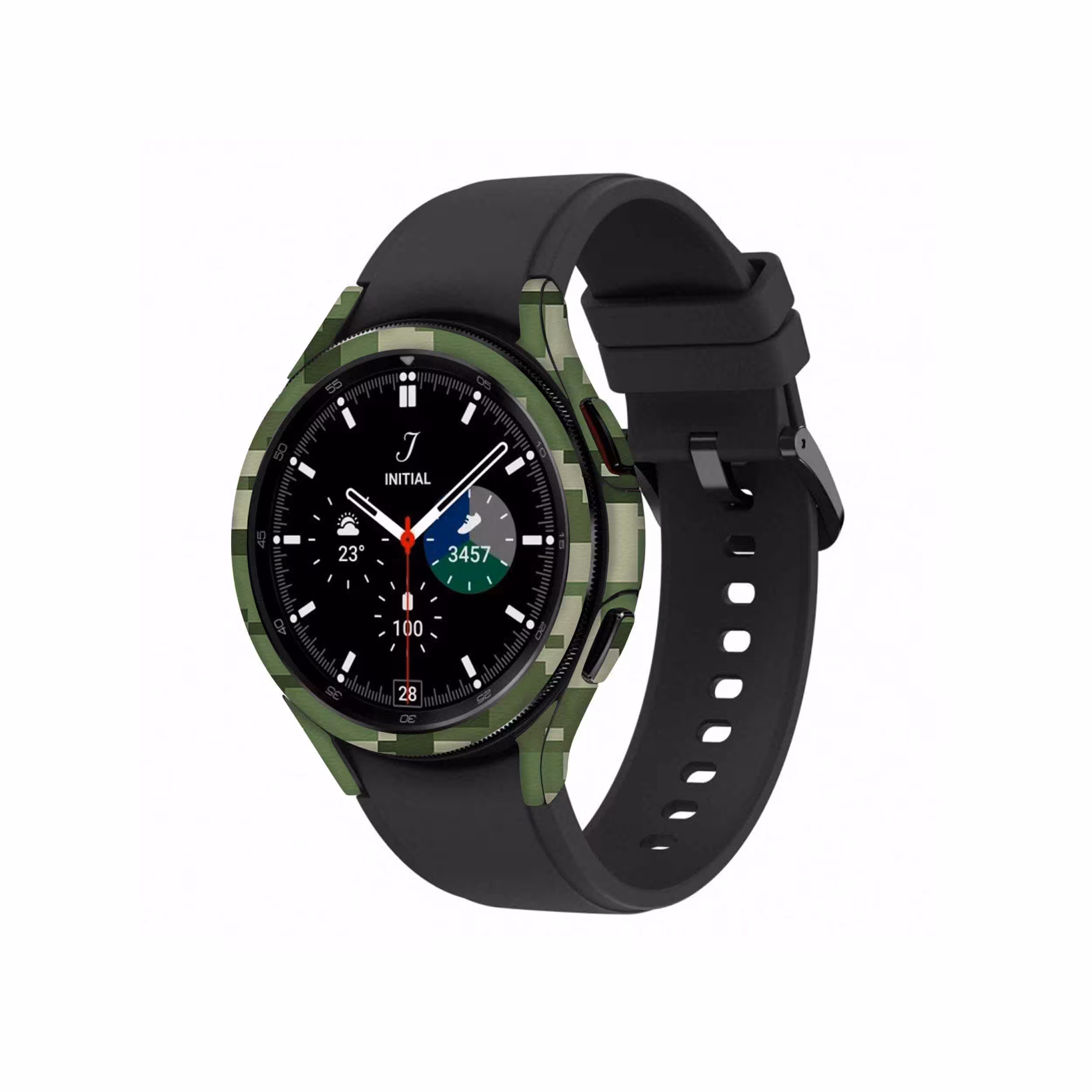 برچسب ماهوت طرح Army Green Pixel مناسب برای ساعت هوشمند سامسونگ Watch4 Classic 42mm