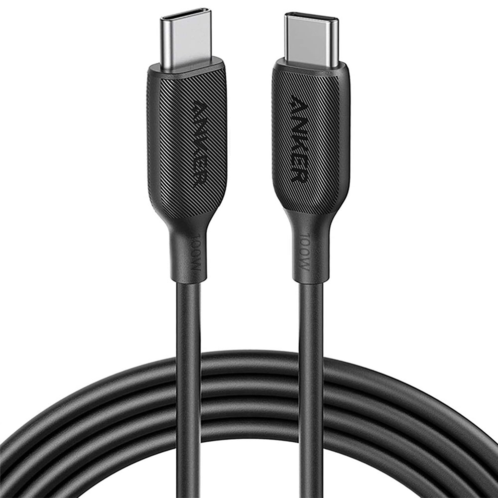 کابل شارژ USB-C به USB-C انکر مدل PowerLine III A8856 طول 1.8 متر توان 100 وات