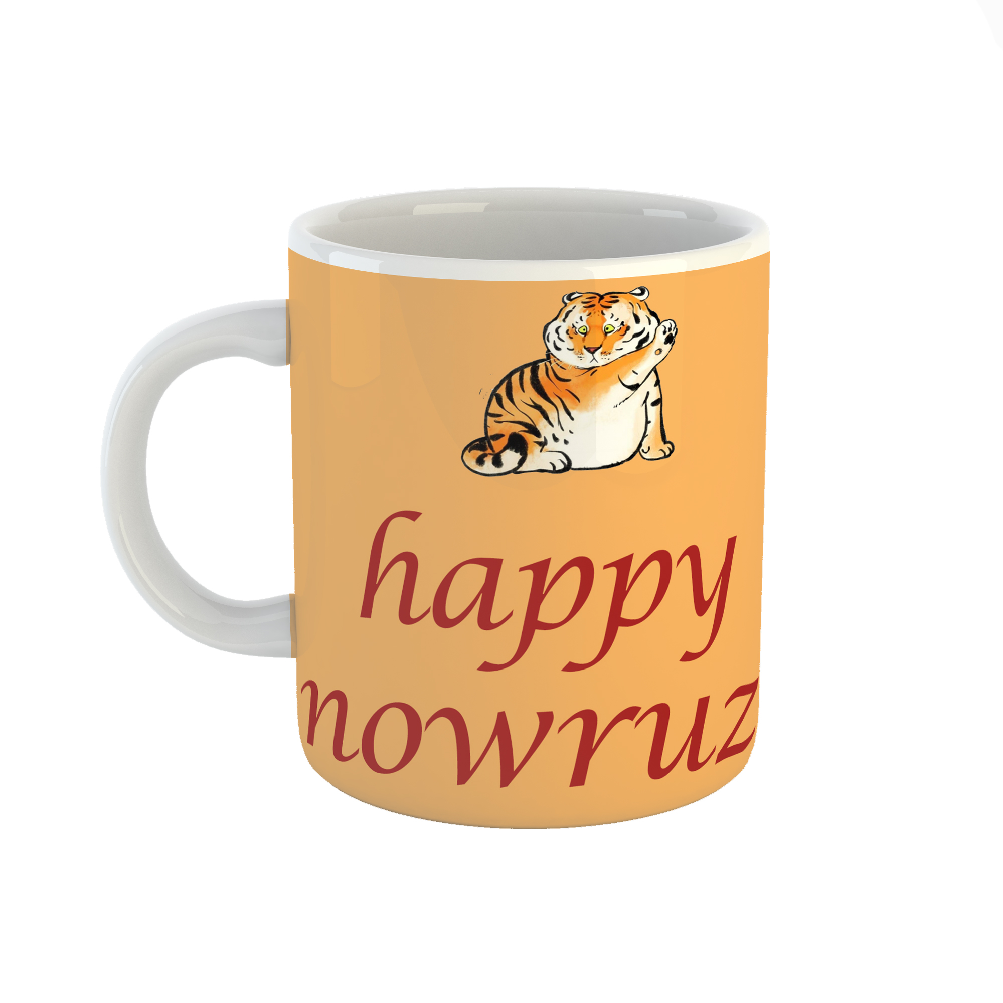 ماگ طرح عید نوروز مدل ببر 