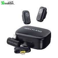 میکروفون یقه ای بی سیم Hollyland Lark A1 Combo 2 Person Wireless Microphoneبدون گارانتی