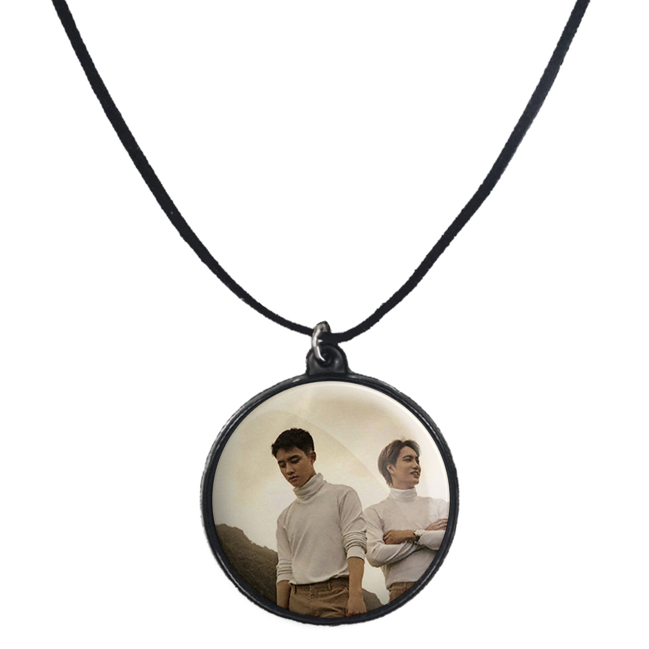 گردنبند پرمانه طرح exo کد pmb.13973 مدل دو طرفه