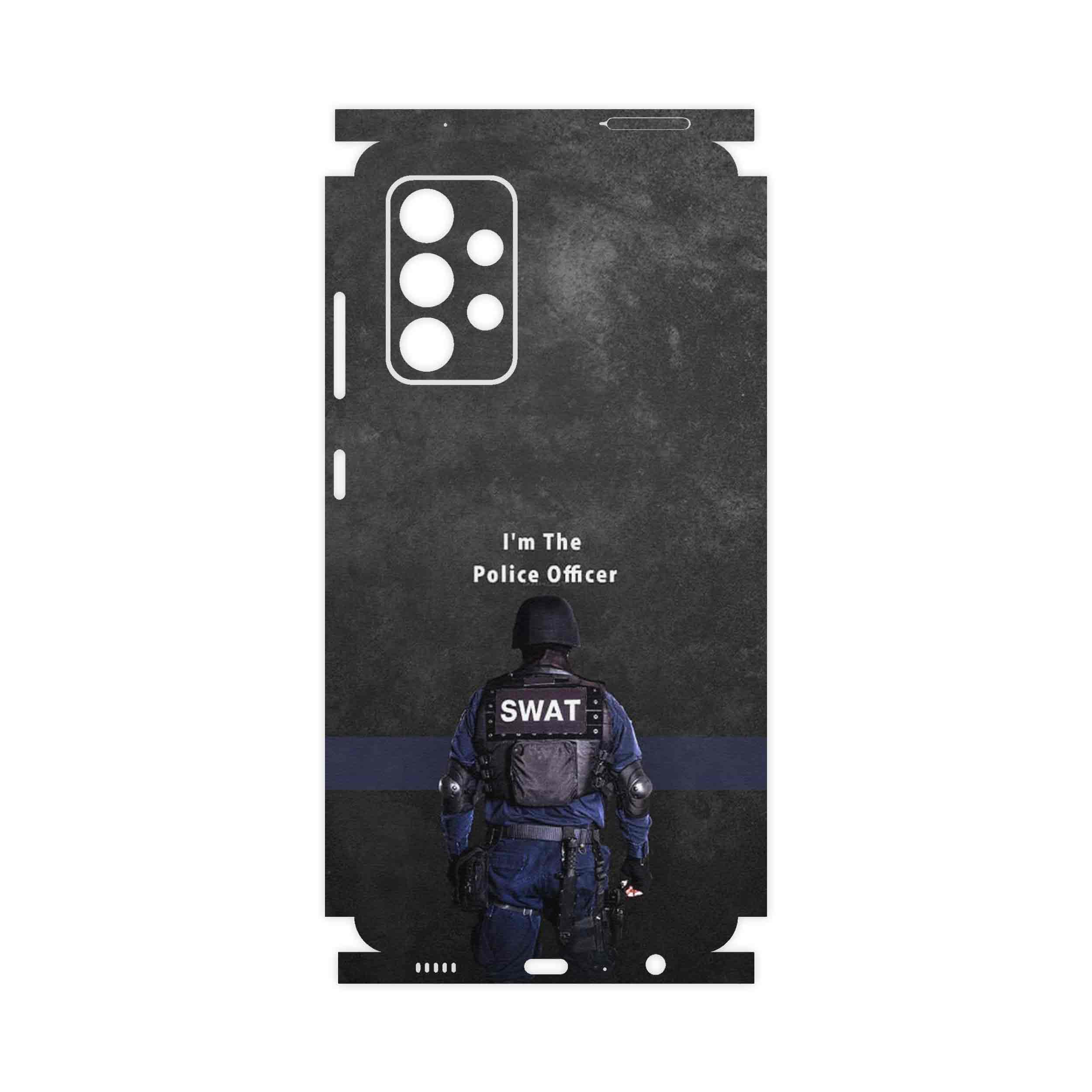 برچسب پوششی ماهوت مدل Police Officer-FullSkin مناسب برای گوشی موبایل سامسونگ Galaxy A52s 5G