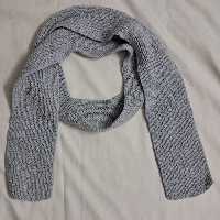 شال گردنی بافت زنانه مردانه  بسیار نرم  کش بافت عرض 13 طول220  
