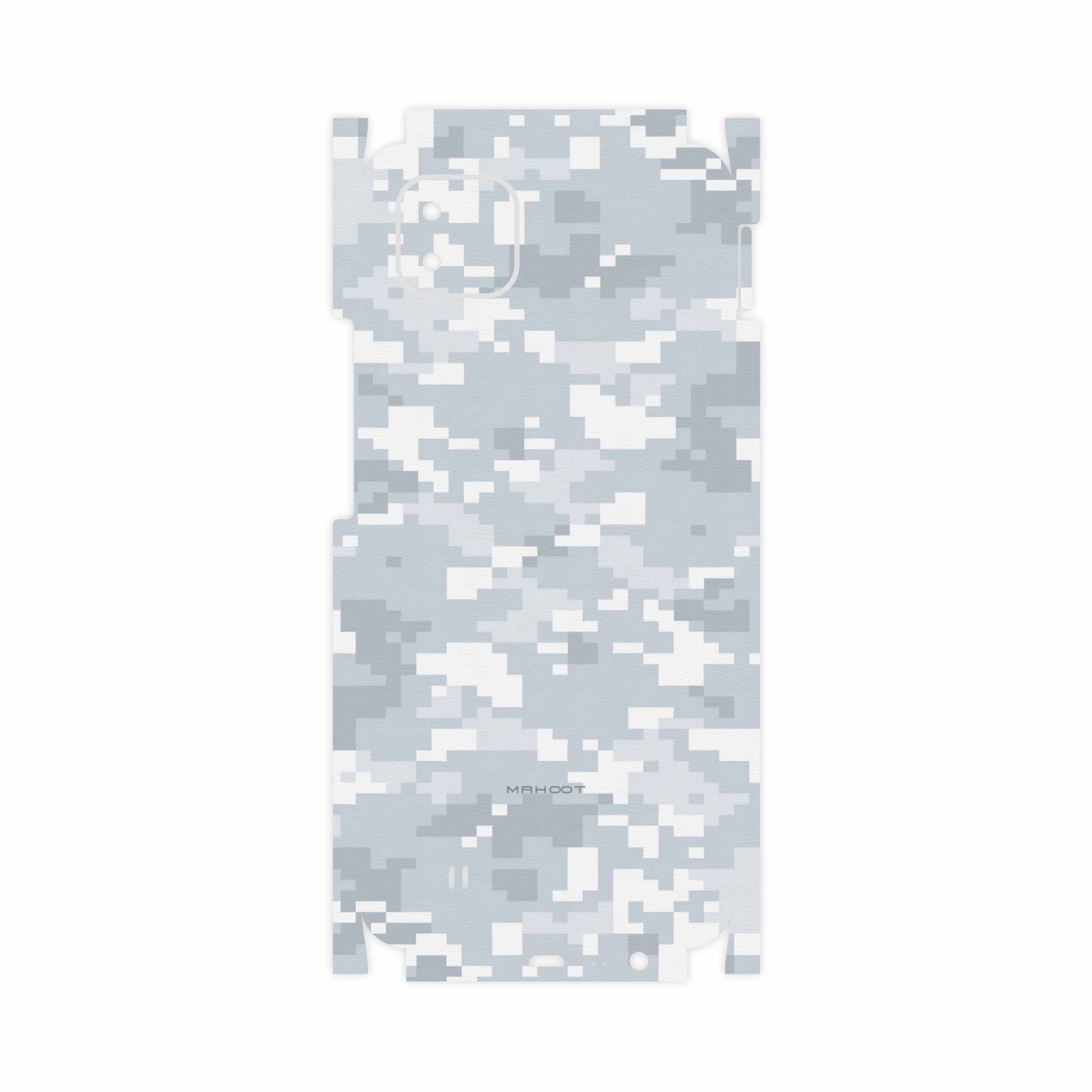 برچسب پوششی ماهوت مدل Army-Winter-Pixel-FullSkin مناسب برای گوشی موبایل ریلمی C11 2021