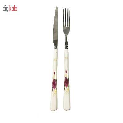 ست کارد و چنگال 12 پارچه ام جی اس کد Ir-035