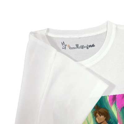 تی شرت آستین کوتاه  بچگانه پرمانه طرح غارنشینان کد pmt.6395