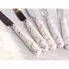 ست کارد و چنگال میوه خوری 12 پارچه طرح سنگ