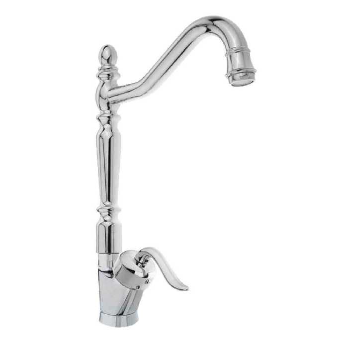 شیر ظرفشویی مدل قاجاری کروم