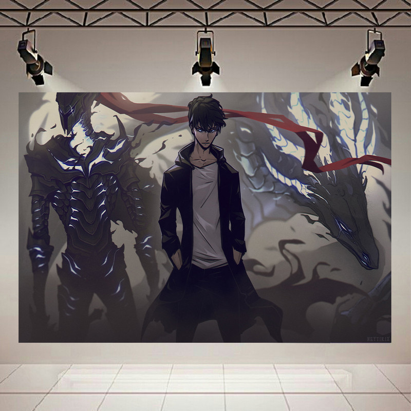 تابلو شاسی طرح انیمه مدل Solo Levelingکد AR1197 | دنیای قاب