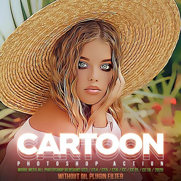 دانلود اکشن Cartoon Painting برای فتوشاپ