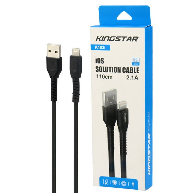 کابل شارژ آیفون  21A 11m با گارانتی شرکتی اپل لایتینگ شارژر (پس کرایه)