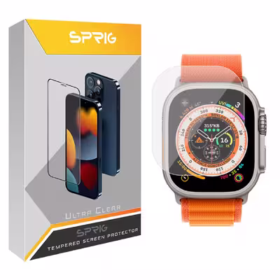 محافظ صفحه نمایش شیشه ای اسپریگ مدل SH-SP مناسب برای ساعت هوشمند اولترا S8 Ultra Max