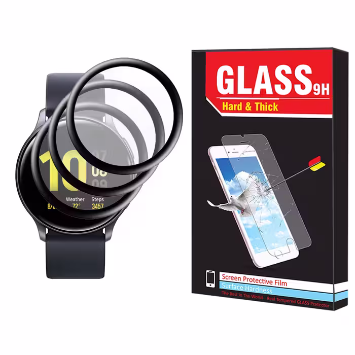 محافظ صفحه نمایش نانو هارد اند تیک مدل NHT مناسب برای ساعت هوشمند سامسونگ Galaxy Watch Active 40mm بسته سه عددی