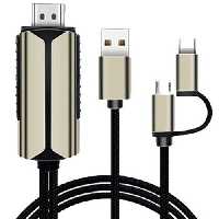 کابل HDMI به Type-c و میکرو کوتتسی Coteetci 33023 طول 2 متر