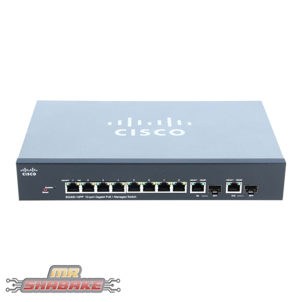 قیمت و خرید سوئیچ سیسکو SG300-10PP | مسترشبکه
