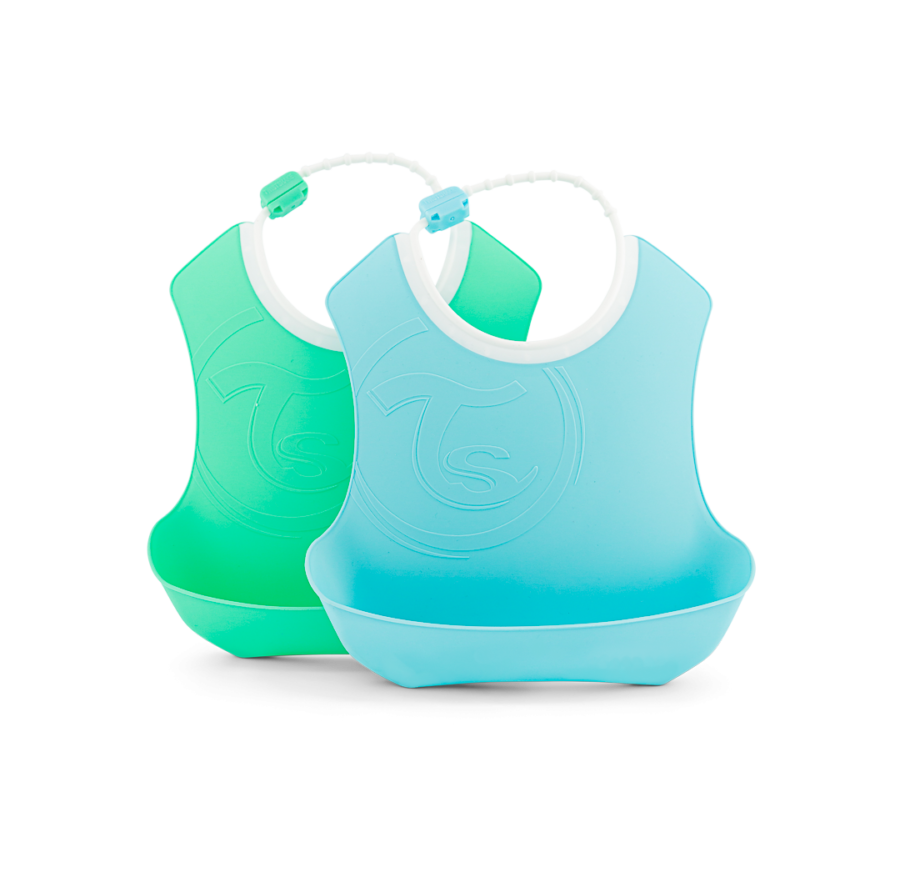 پیشبند کاسه ای تویست شیک بسته 2 عددی آبی-سبز