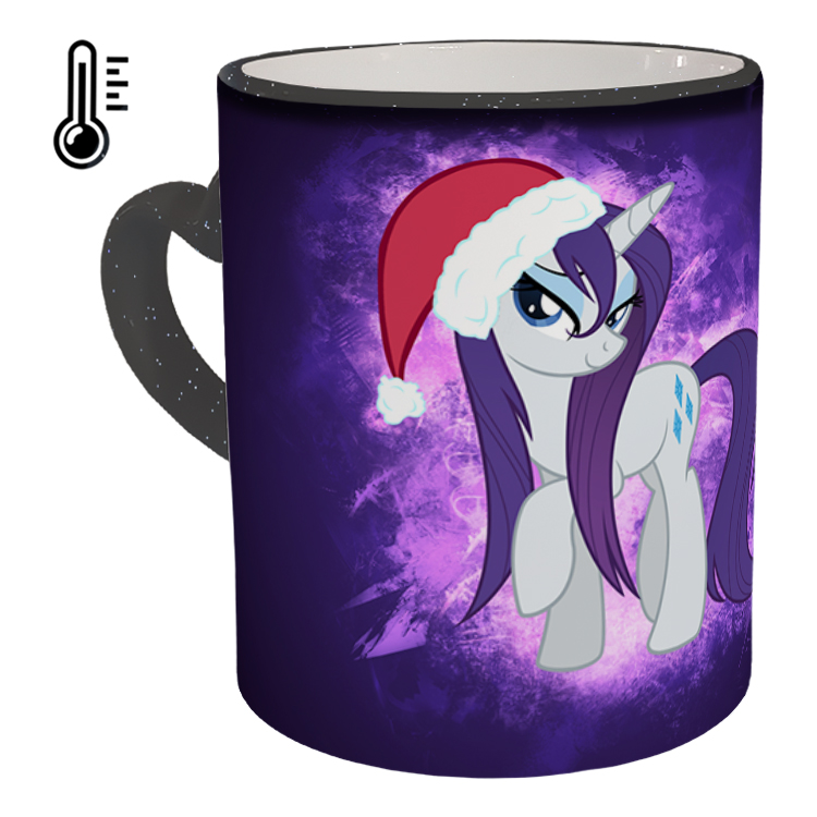 ماگ حرارتی مدل دسته قلبی اکلیلی طرح یونیکورن کد 73