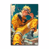 تابلو شاسی گوفی مدل ناروتو اسپورت انیمه ناروتو طرح Naruto Boruto Anime کد YLW14 | دنیای قاب