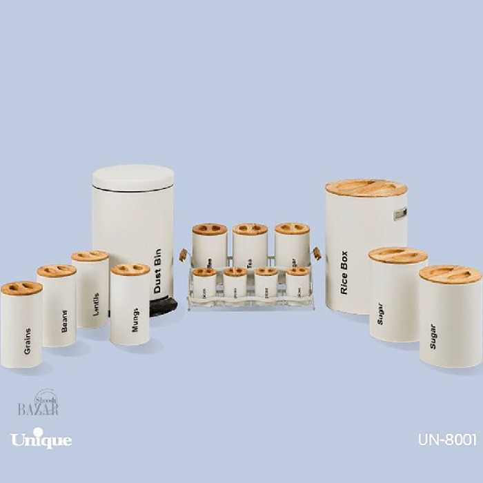 سرویس آشپزخانه 16 پارچه نباتی سنباده ای یونیک کد 8001