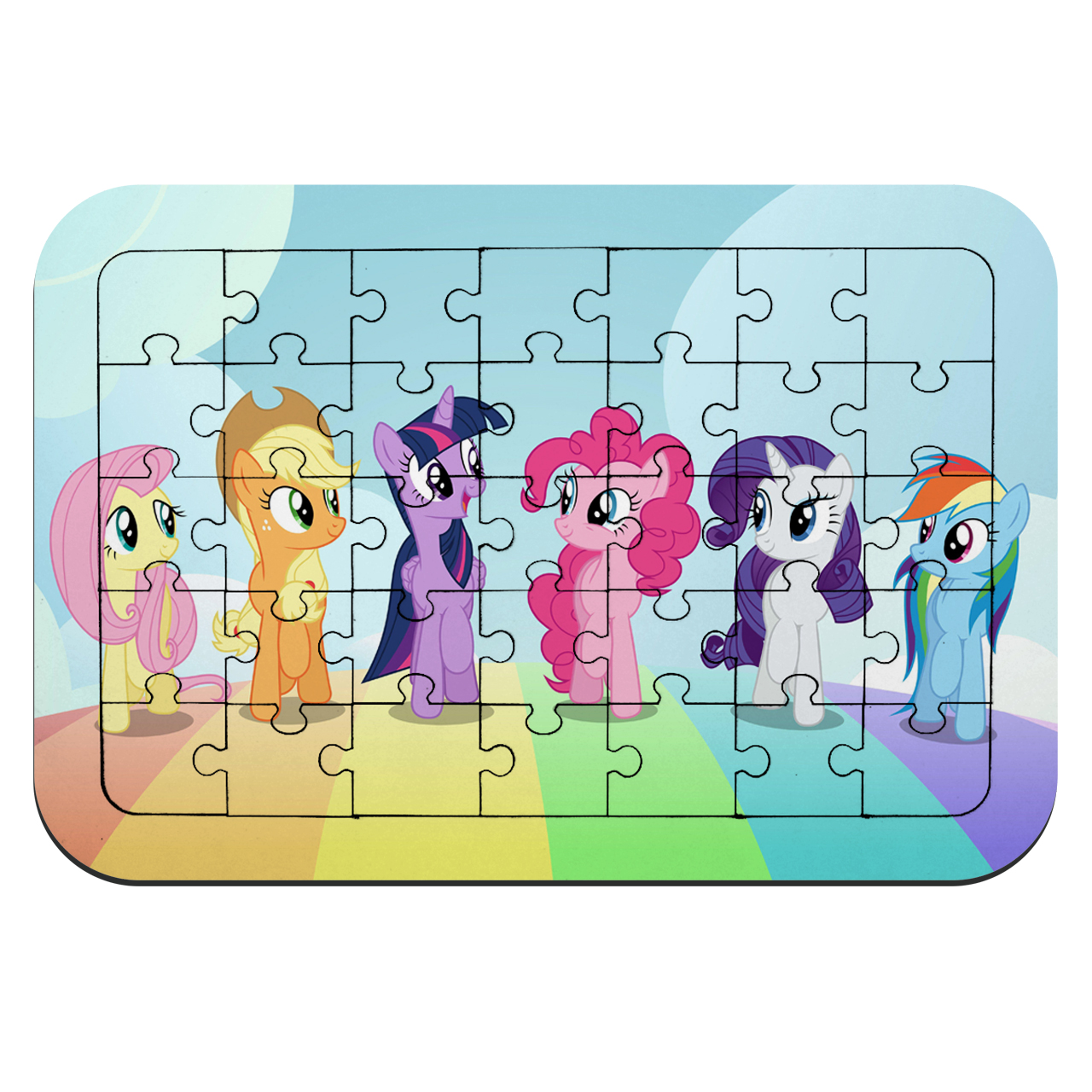 پازل 35 تکه طرح انیمیشن پونی کوچولو مدل NI1710 