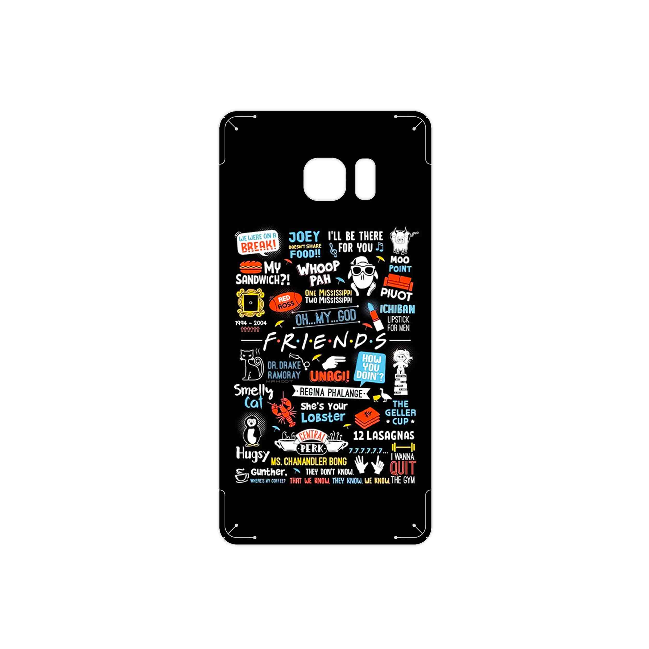 برچسب پوششی ماهوت مدل Friends 2 مناسب برای گوشی موبایل سامسونگ Galaxy Note 7