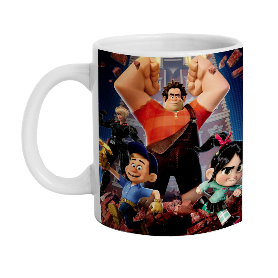 ماگ دارلی طرح انیمیشن رالف خرابکار مدل yM1099