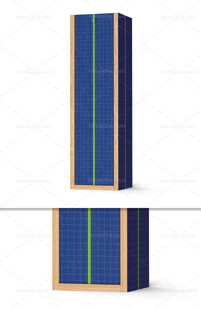 موکاپ جعبه چوبی | گرافیک با طعم تربچه