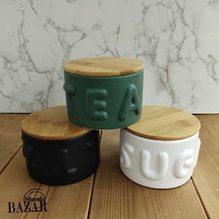 بانکه سرامیک نوشته برجسته در بامبو