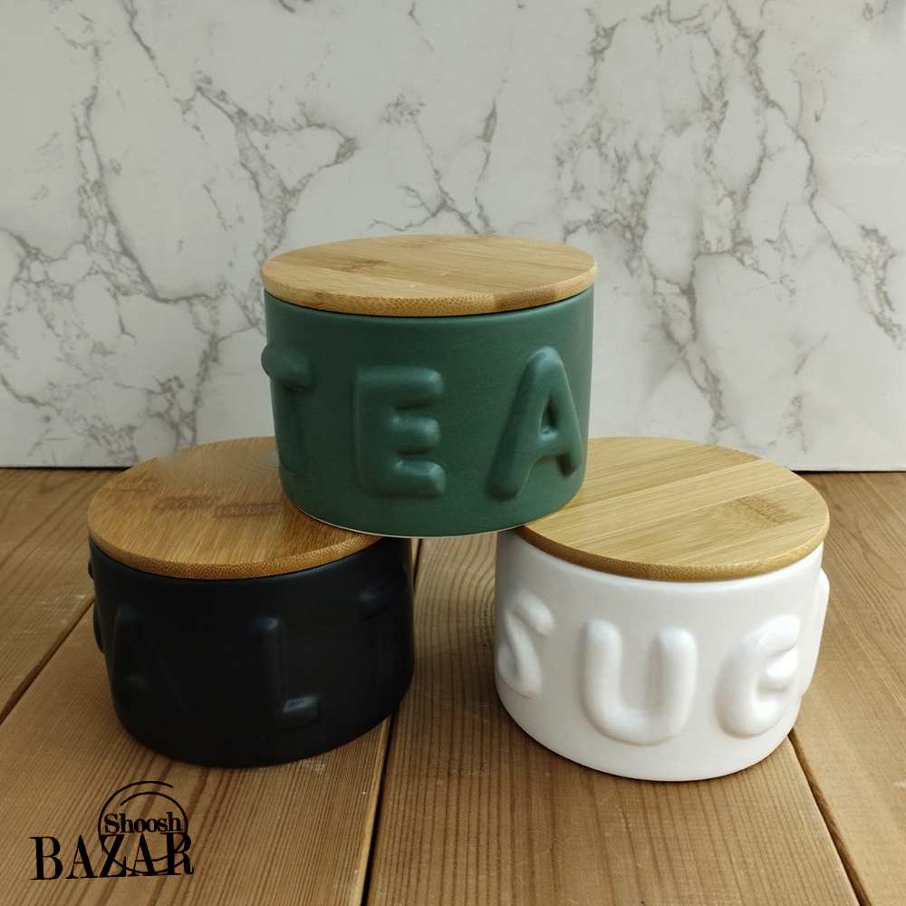 بانکه سرامیک نوشته برجسته در بامبو