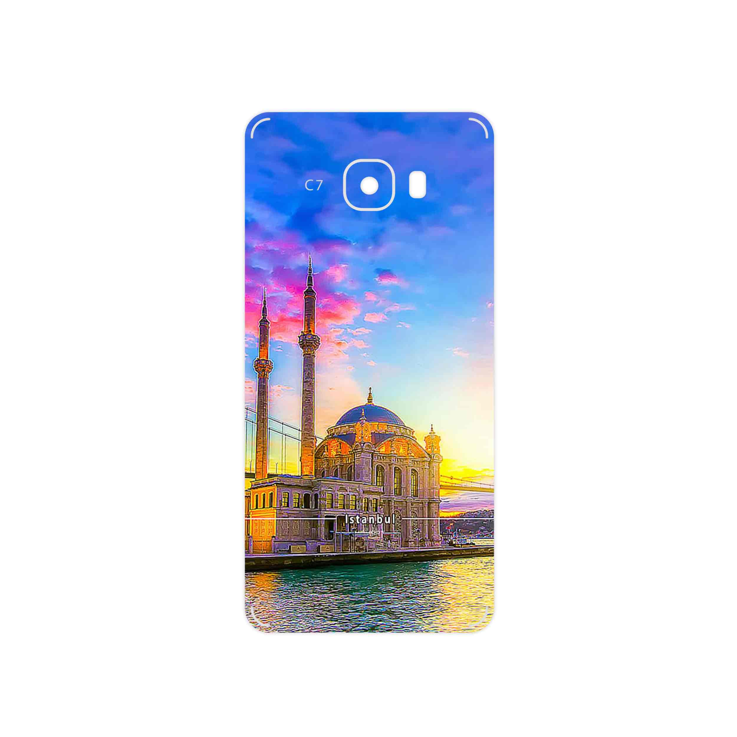 برچسب پوششی ماهوت مدل City of Istanbul مناسب برای گوشی موبایل سامسونگ Galaxy C7