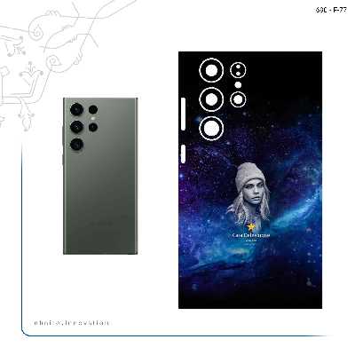 برچسب پوششی ماهوت مدل Cara Delevingne مناسب برای گوشی موبایل سامسونگ Galaxy S23 Ultra