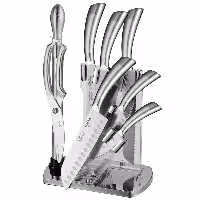 سرویس چاقو آشپزخانه 9 پارچه جی فی نی مدل GS-02 | کالا مکس