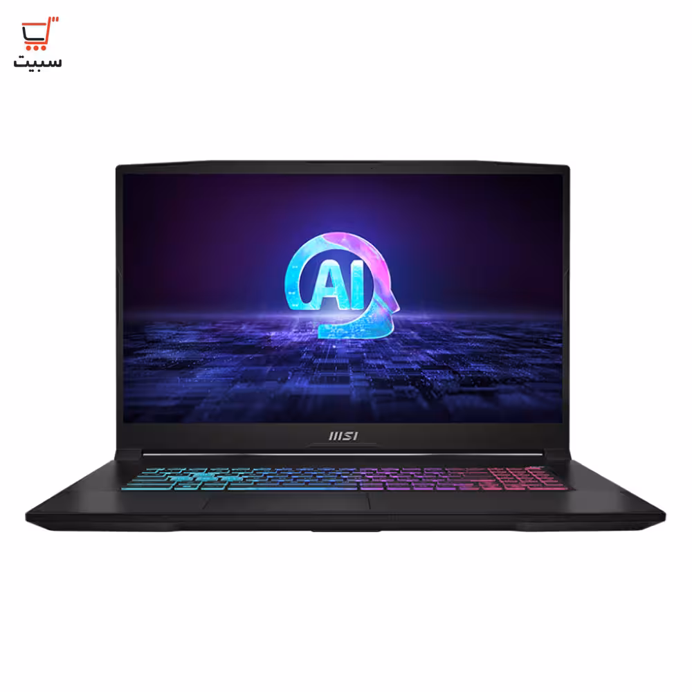 لپ تاپ 17.3 اینچی گیمینگ ام اس آی مدل Katana A17 AI B8VG Ryzen 9 8945HS 32GB 1TB SSD 8GB RTX 4070 FHD