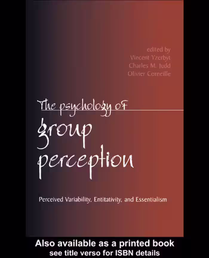 خرید و دانلود نسخه کامل کتاب The Psychology of Group Perception