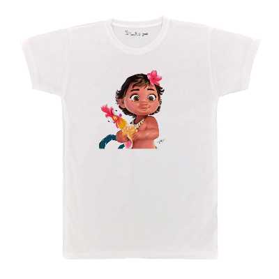 تی شرت بچگانه پرمانه طرح moana کد pmt.2609