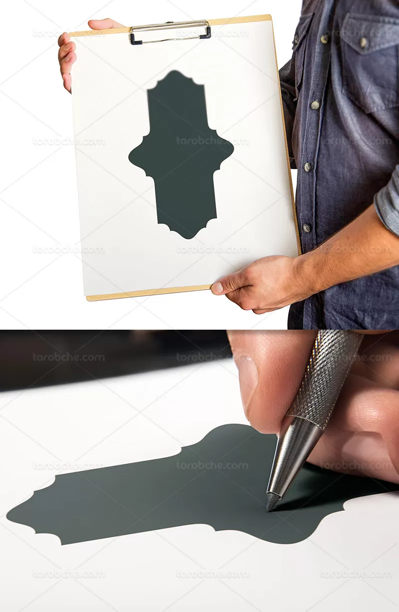 کادر تذهیب 100 | گرافیک با طعم تربچه