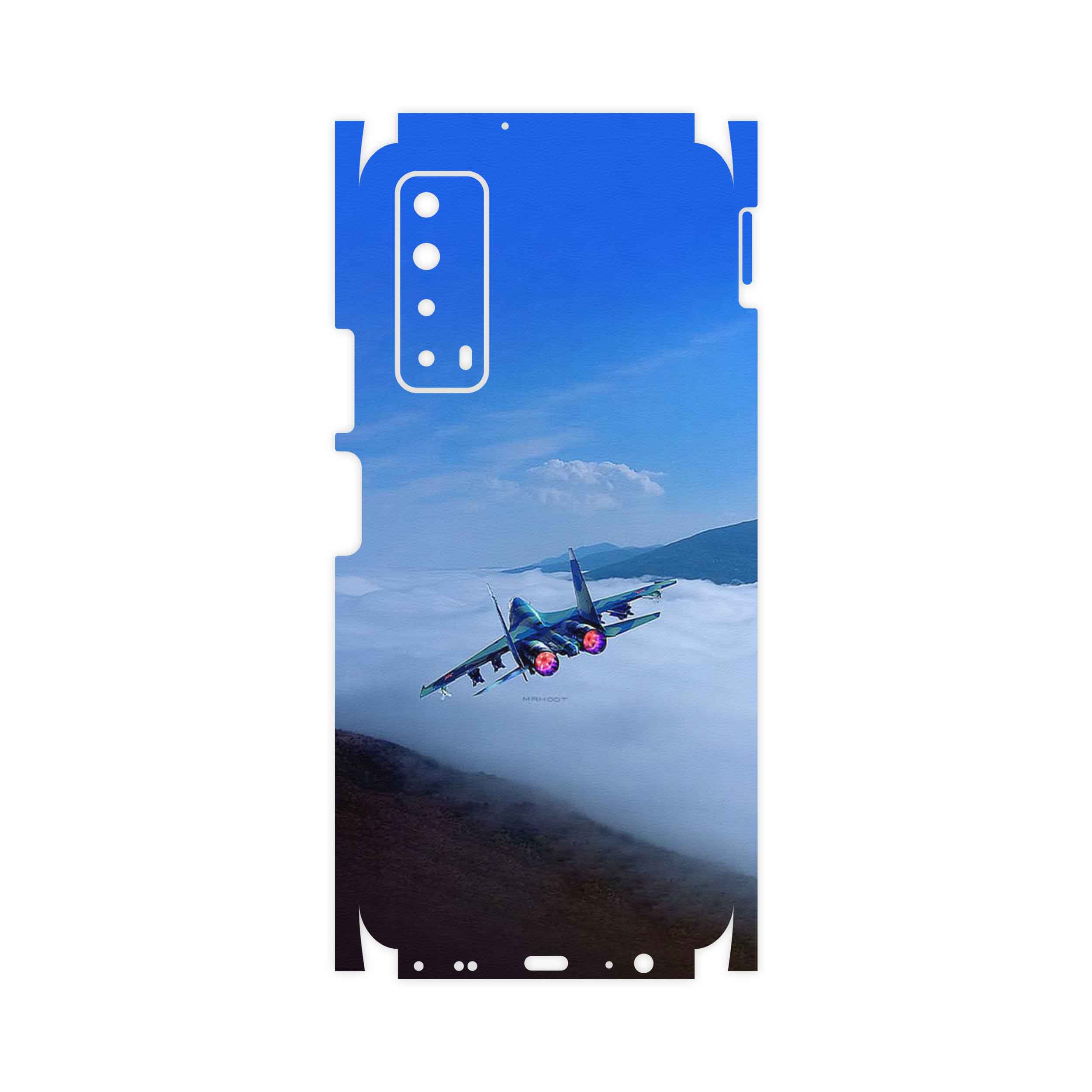 برچسب پوششی ماهوت مدل Fighter plane Su27-FullSkin مناسب برای گوشی موبایل هوآوی Y7a