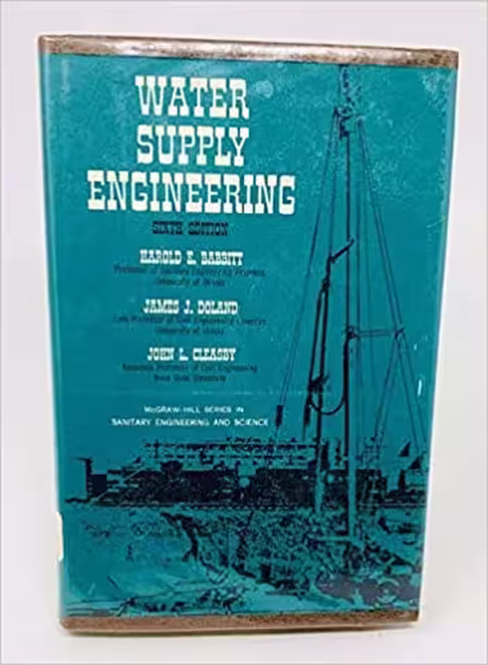 خرید و دانلود نسخه کامل کتاب Water supply engineering (2nd Edition) - Pdf