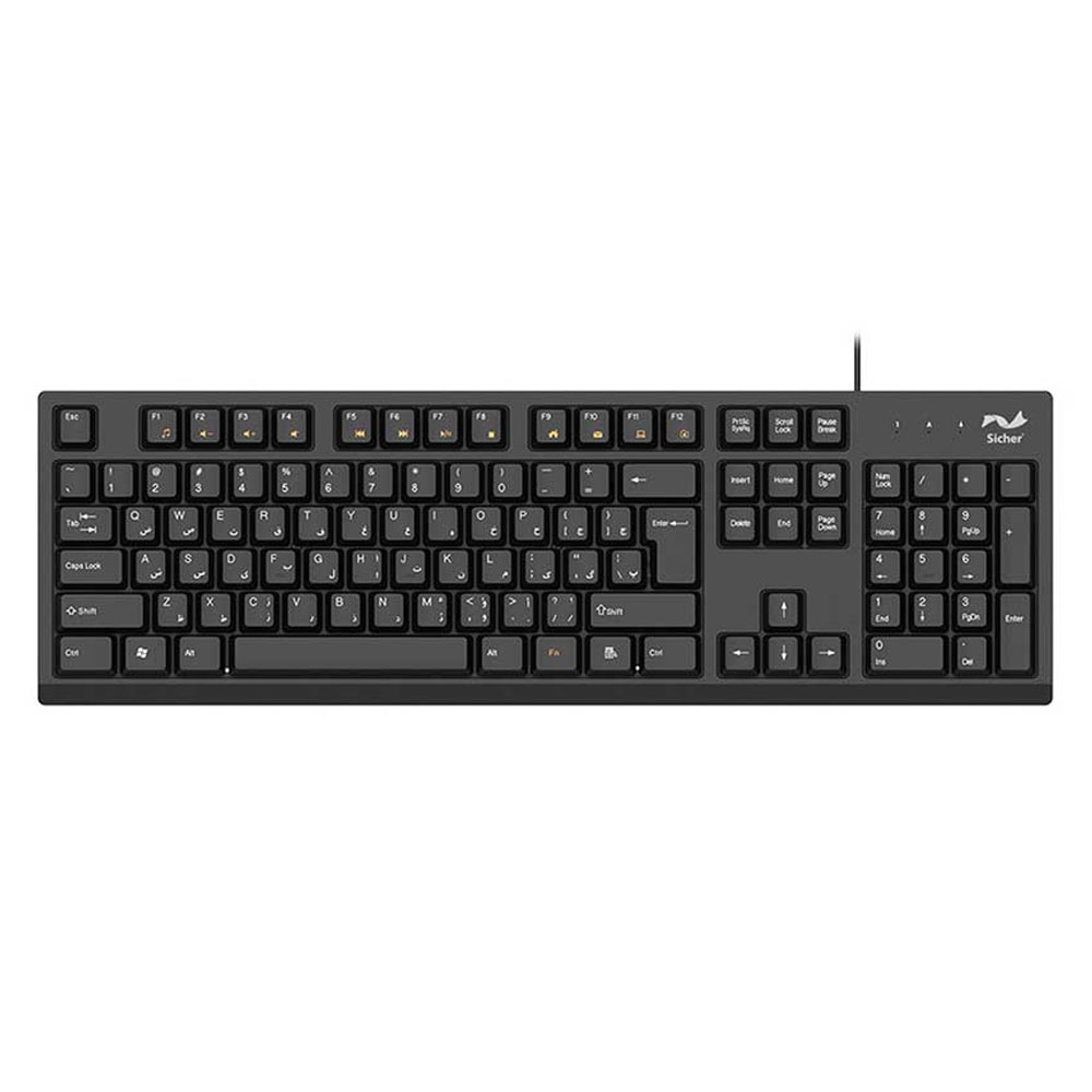 کیبورد باسیم زیچر مدل Sicher KB110