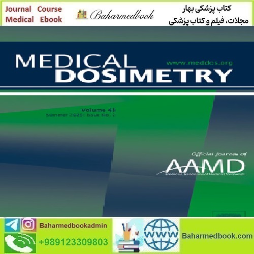 Medical Dosimetry Volume 47 Issue 1 to 4 2022 TRUE P