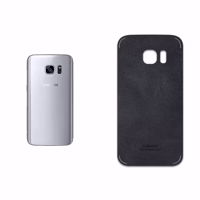 برچسب پوششی ماهوت مدل Graphite Buffalo Leather مناسب برای گوشی موبایل سامسونگ Galaxy S7