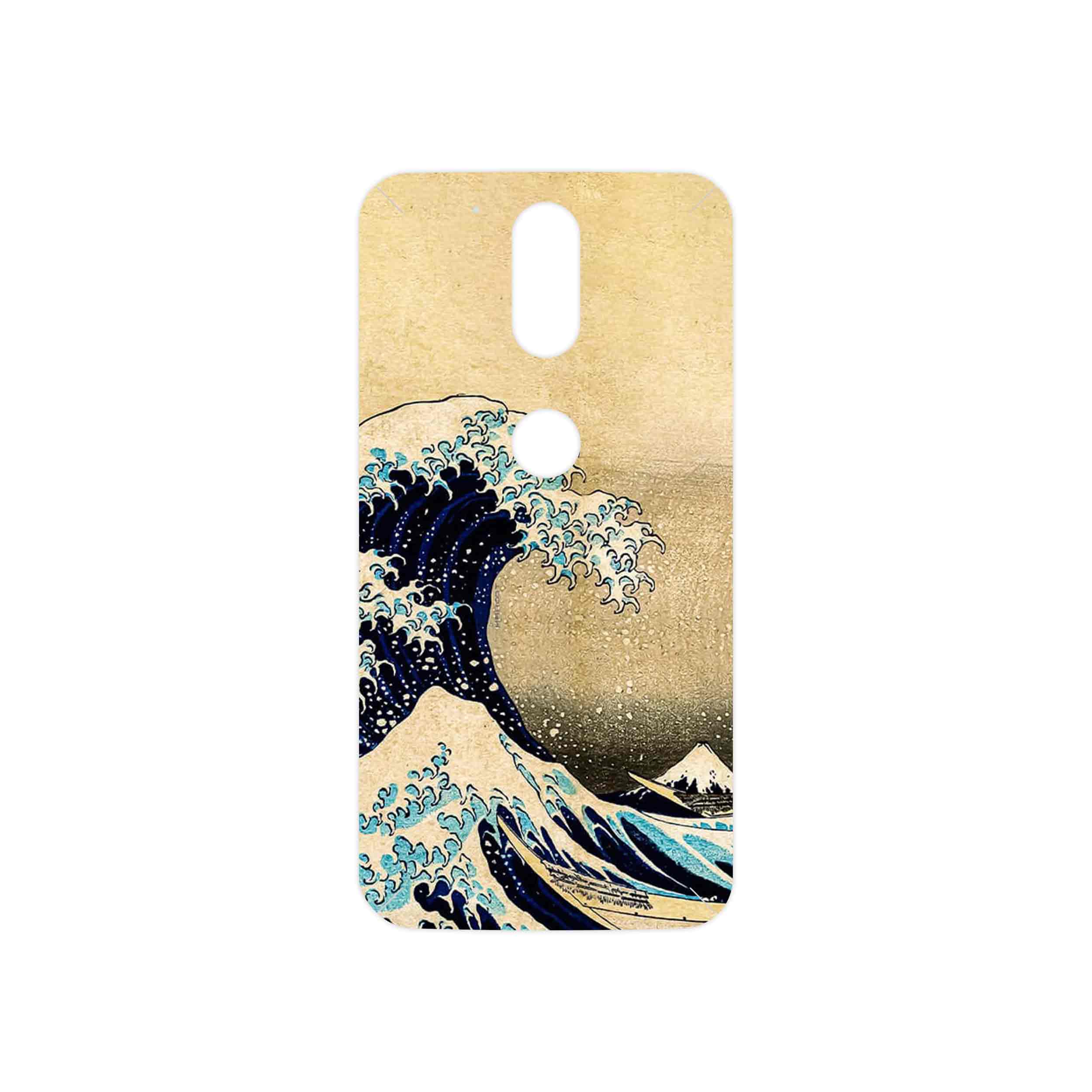 برچسب پوششی ماهوت مدل The Great Wave off Kanagawa of Hokusai مناسب برای گوشی موبایل موتورولا Moto G4
