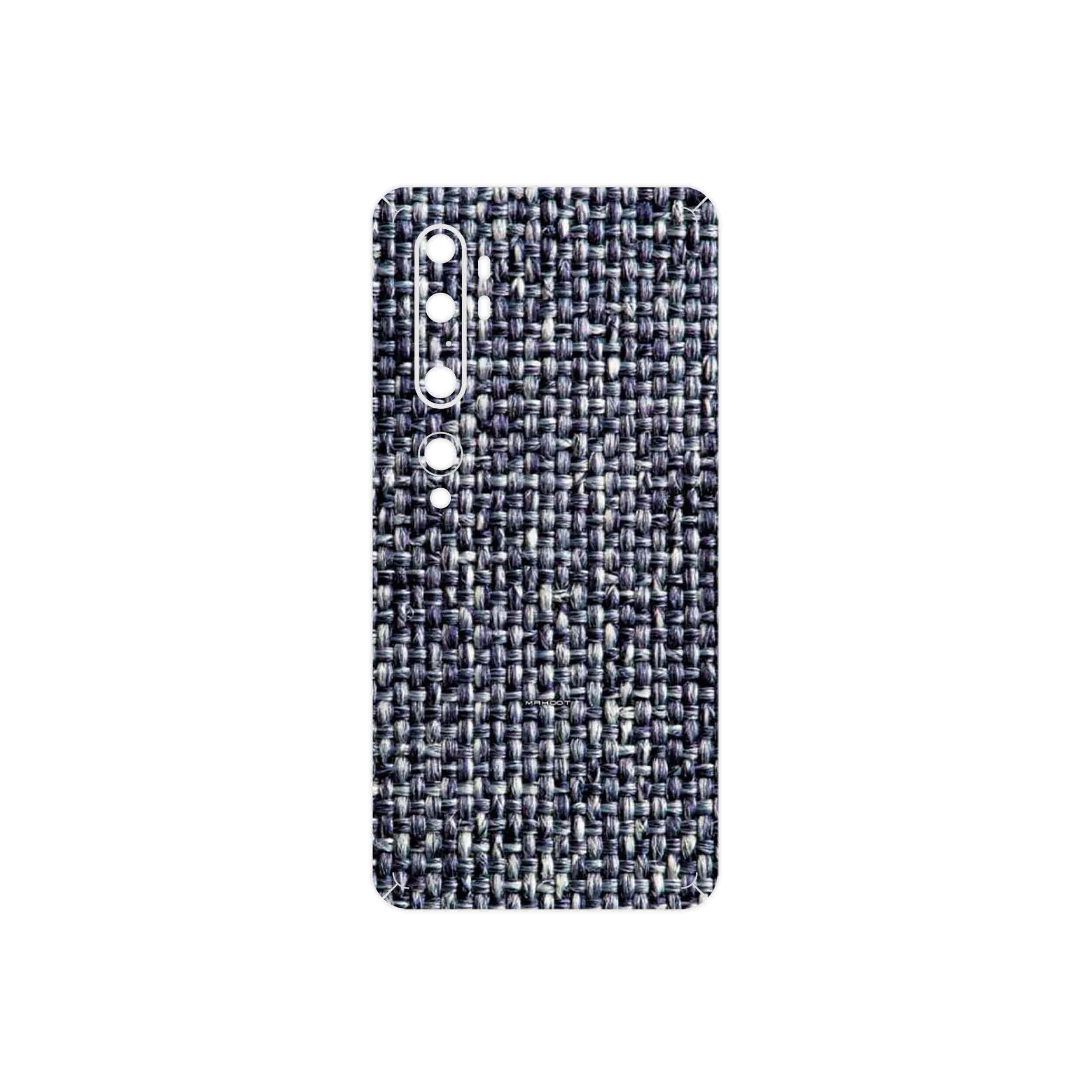 برچسب پوششی ماهوت مدل Fabric Texture 6 مناسب برای گوشی موبایل شیائومی Mi Note 10
