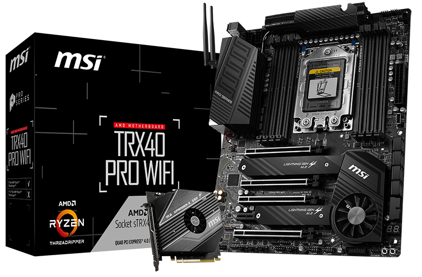 مادربرد ام اس آی مدل TRX40 PRO WIFI