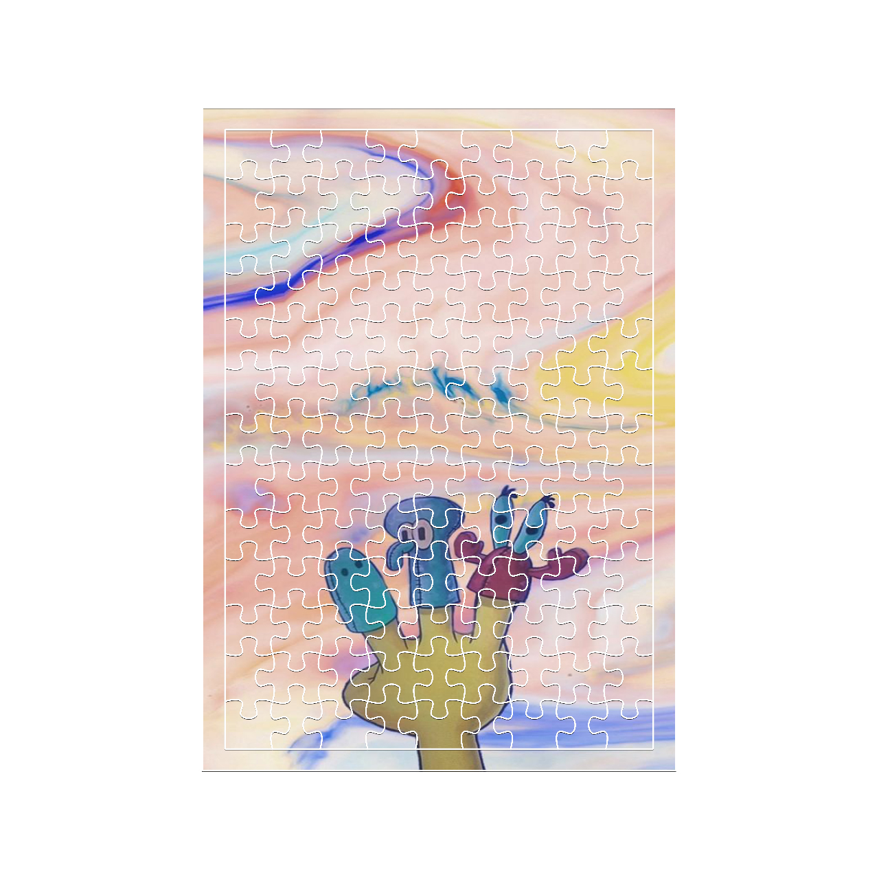 پازل 117 تکه مدل باب اسفنجی کد 1704