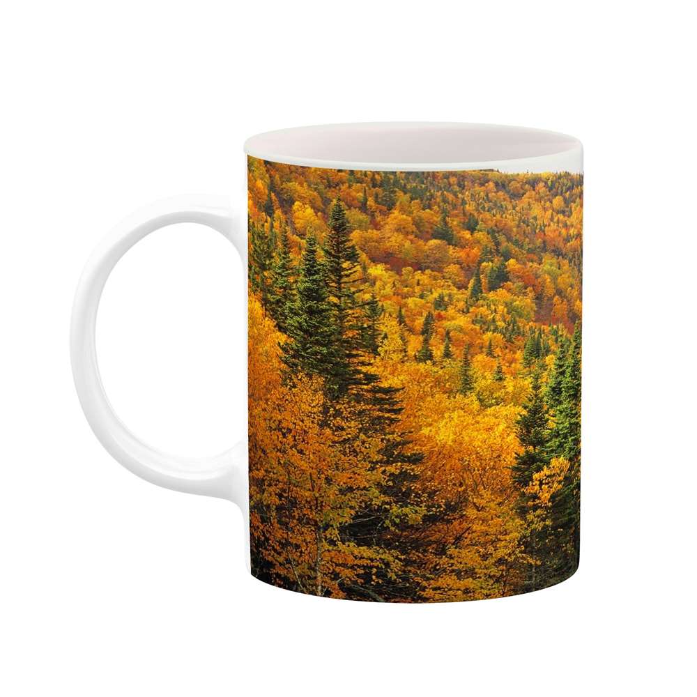 ماگ کاکتی طرح منظره پاییزی مدل mgh18552