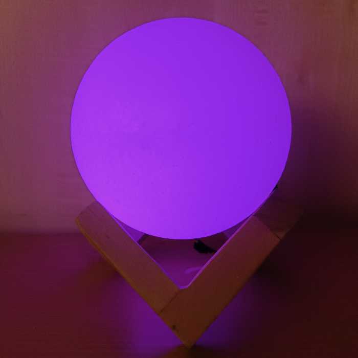 آباژور سنگ نمک گوی (بنفش)