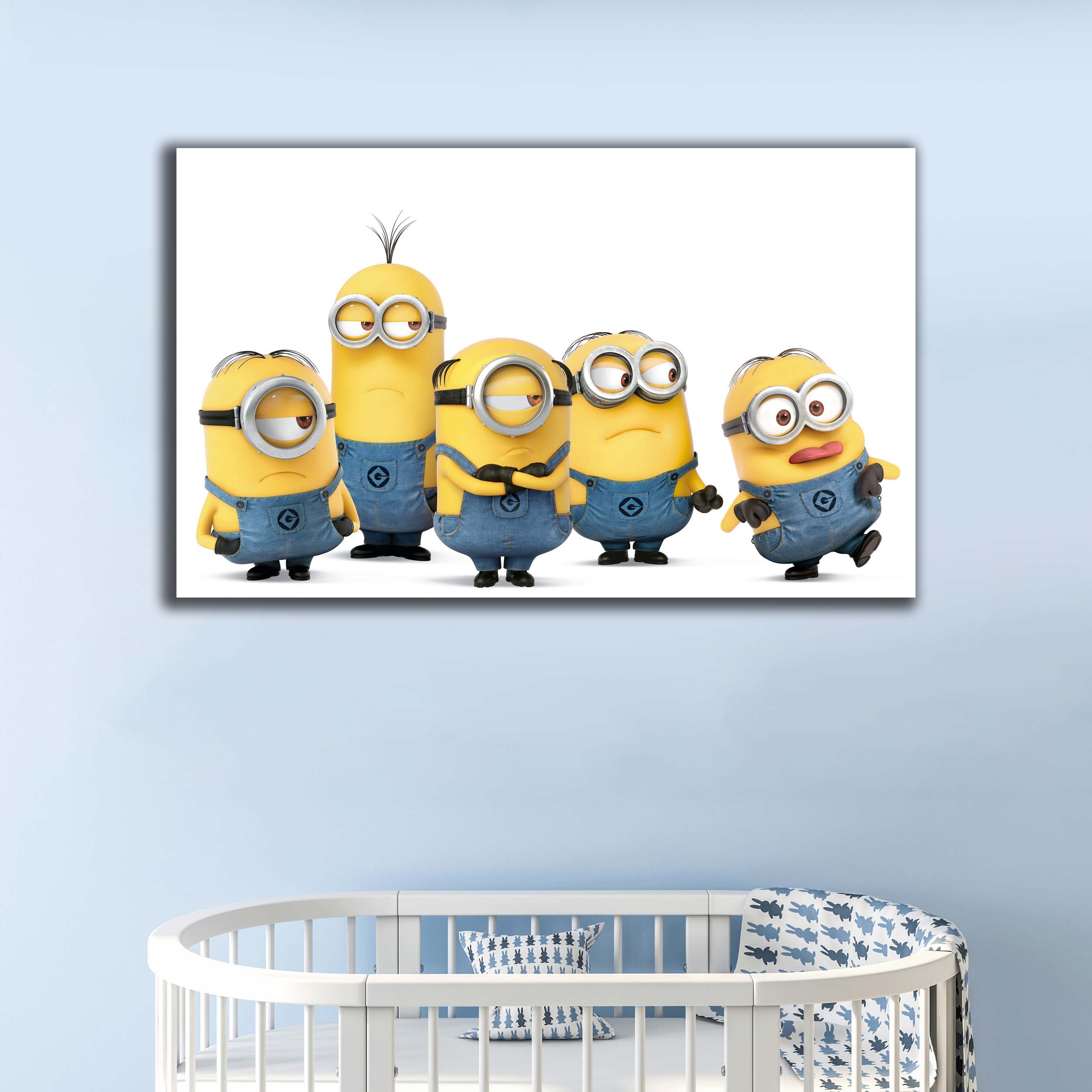 تابلو شاسی آتریسا مدل اتاق کودک طرح مینیون