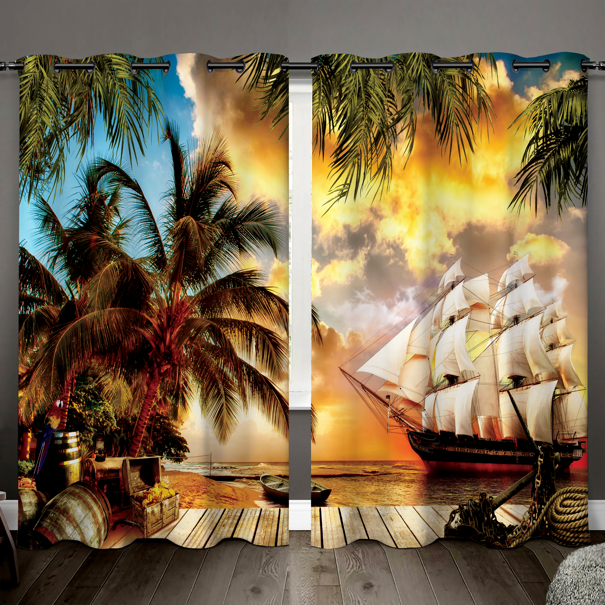 پرده مدل C32-50315 سایز 190×140 سانتی‌متر