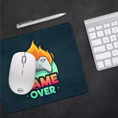 ماوس پد طرح بازی Game Over کد 3253